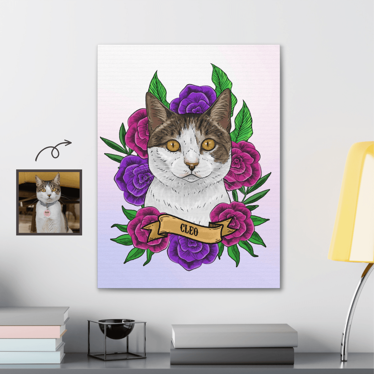 Tattoo Signature Custom Pet Art Portrait