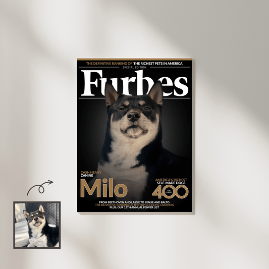 Furbes Cover Custom Premium Acrylic Pet Portrait