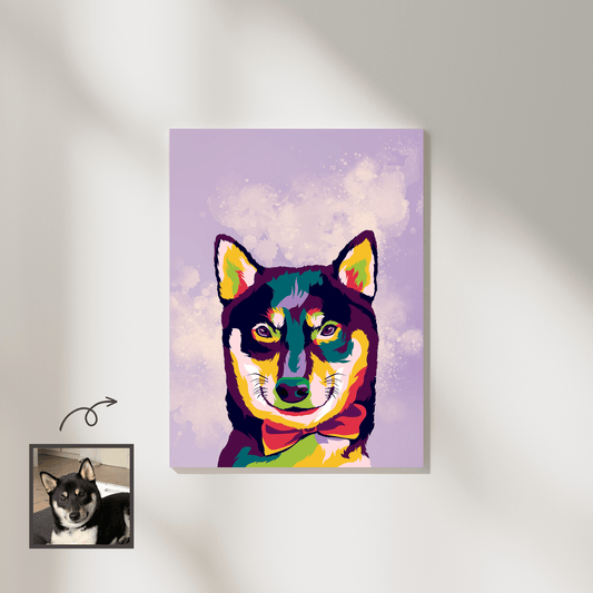 True Colors Custom Pet Art Portrait
