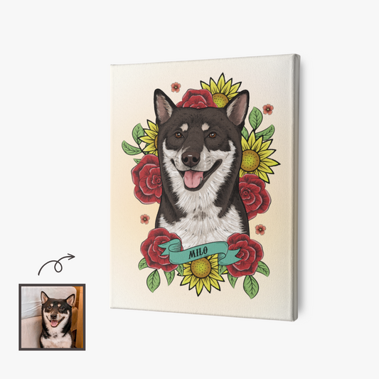 Tattoo Signature Custom Pet Art Portrait